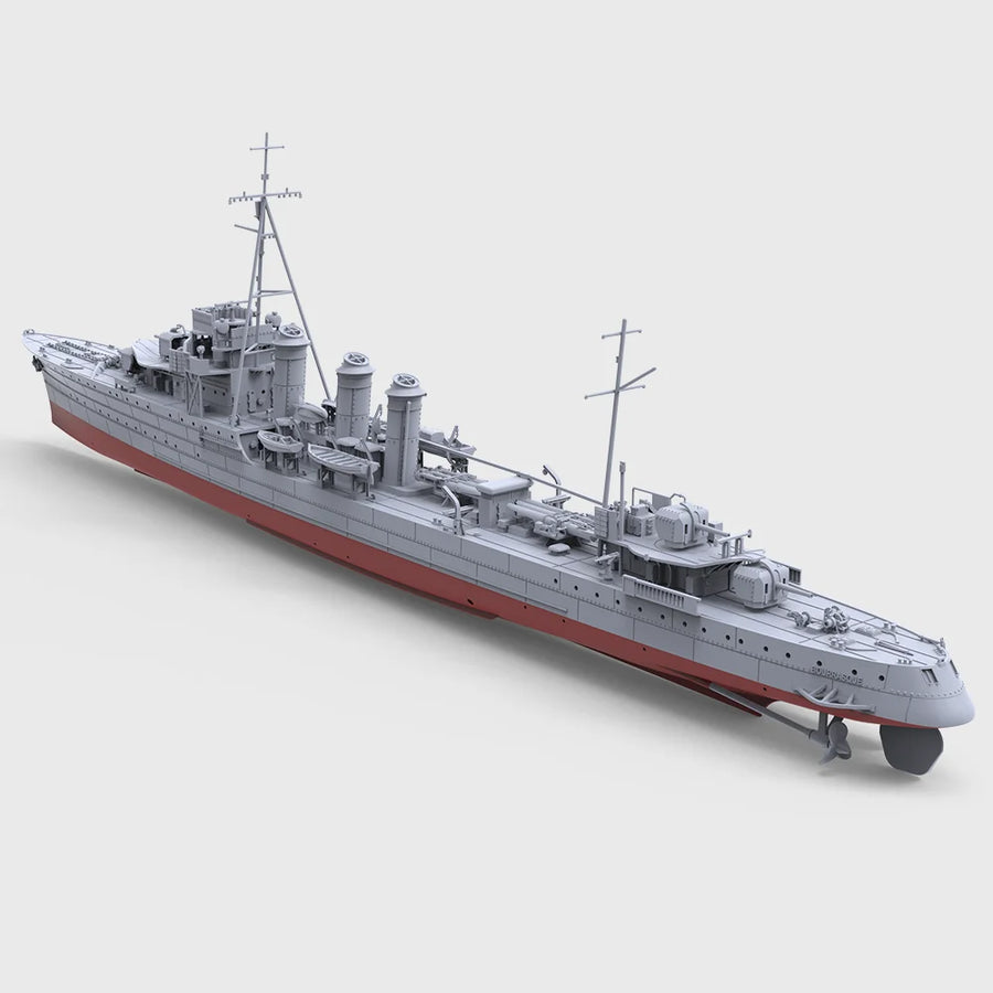 MRY-SFW SSC745 1/700 1/350 Bourrasque-Class French Destroyer Bourrasque 1939 Full Hull Military Model Kit Miniature Static