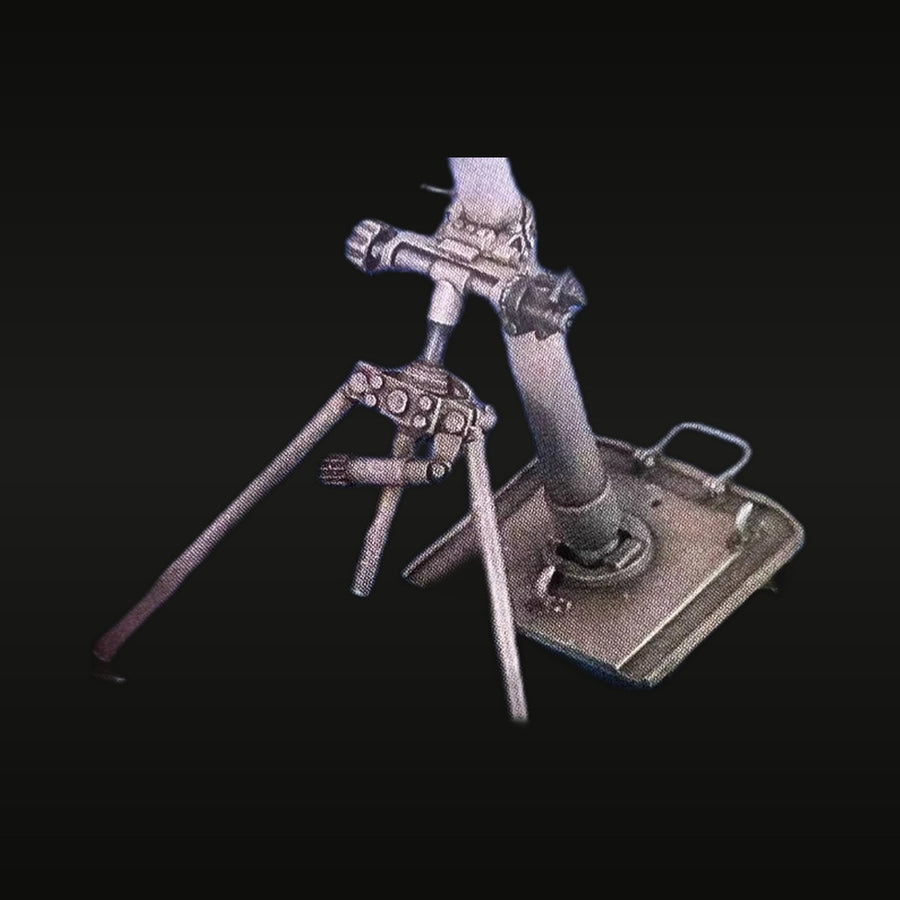 WWII German 8cm Mortar with Bipod 120mm Resin Kit - unpainted resin model kit