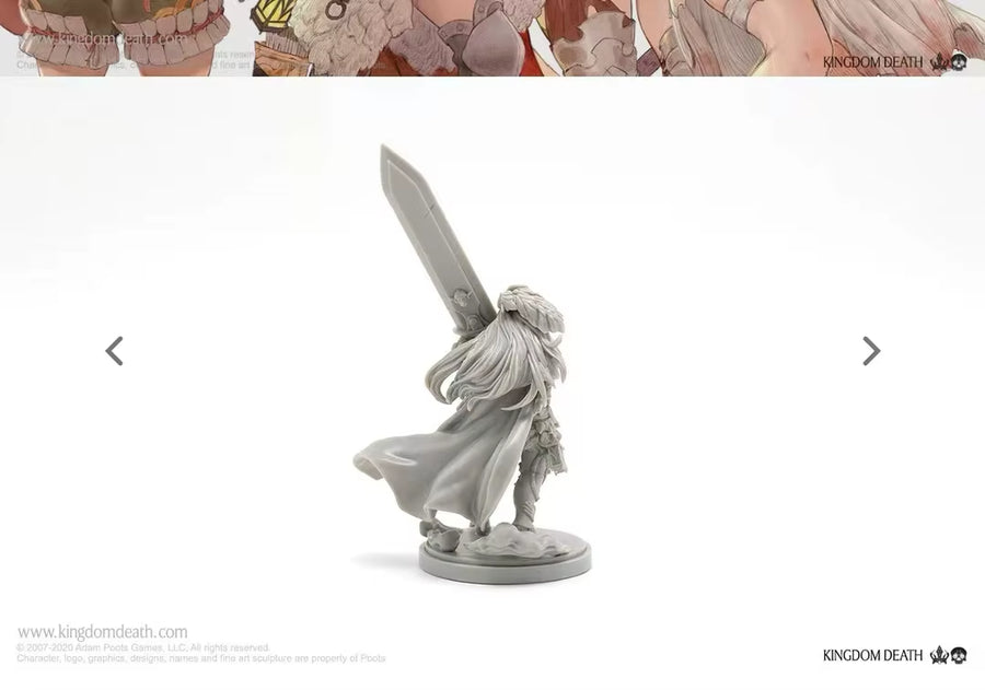 Model Kit Resin Kit KINGDOM DEATH KD Beauty Soldier 28391 Collectible Unassembled Sculpture for Hobbyists