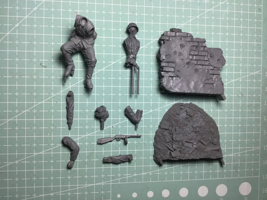 1/35 Resin Model Figure Gk，Unassembled and Unpainted Kit
