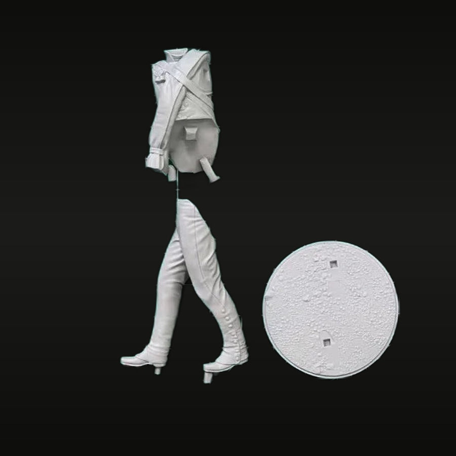 Russian Army Fifer Heavy Infantry 1811-1814 1:24 Resin Figure Kit - unpainted resin model kit