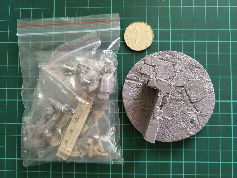 WWI German Casualty Collection Point Diorama 1/35 Resin Kit - resin model view 3