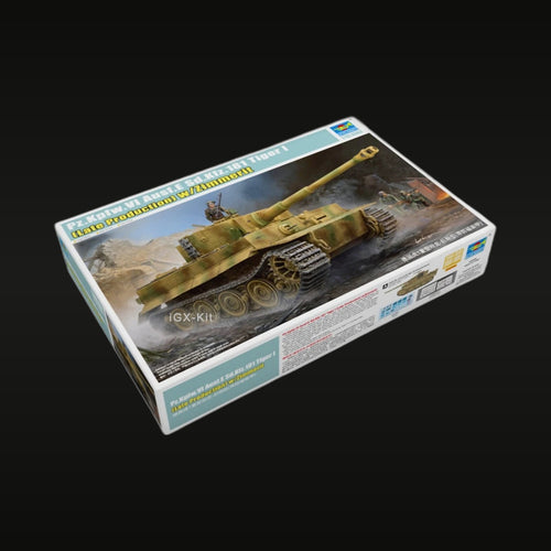 WWII German Tiger I Tank 1/35 Resin Model Kit with Figures