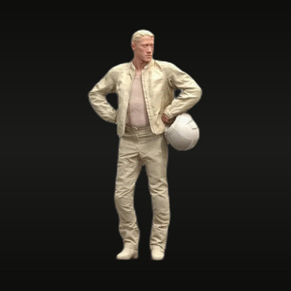 Businessman with Soccer Ball - 1/35 Resin Figure Kit