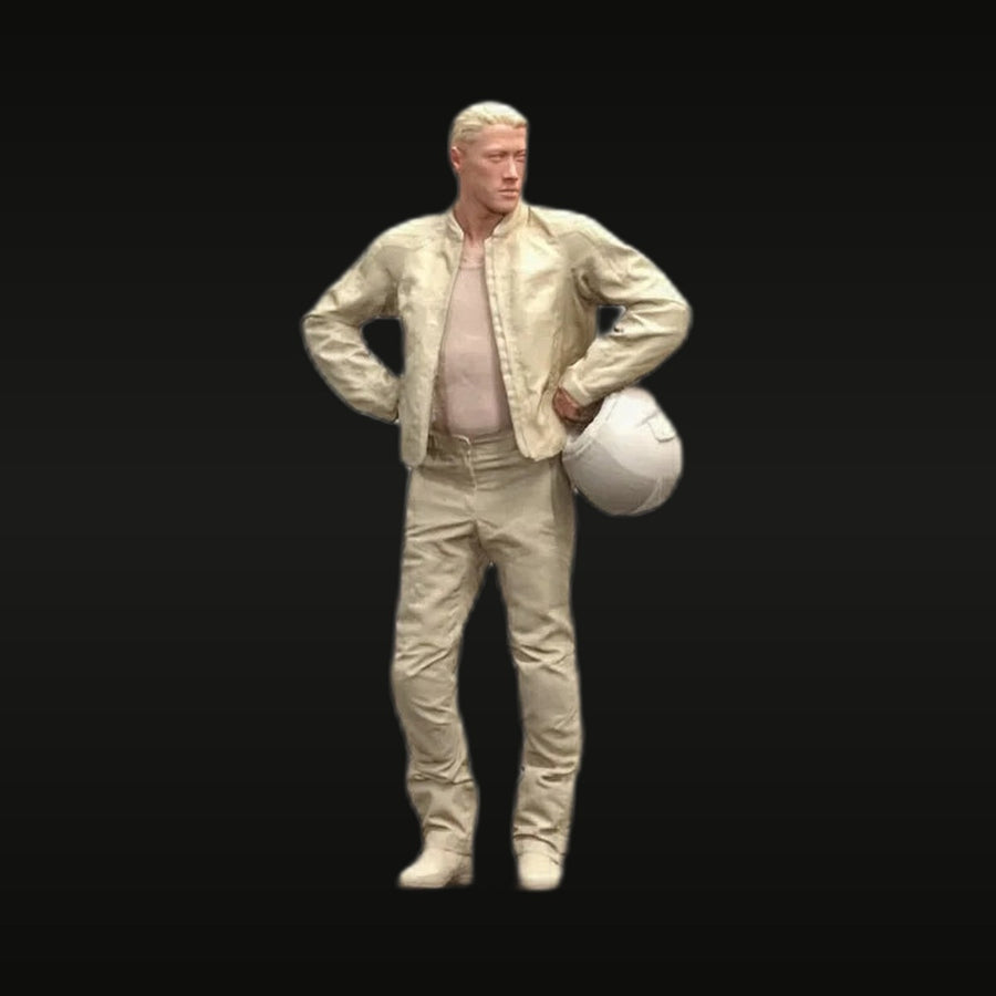 Businessman with Soccer Ball - 1/35 Resin Figure Kit - unpainted resin model kit