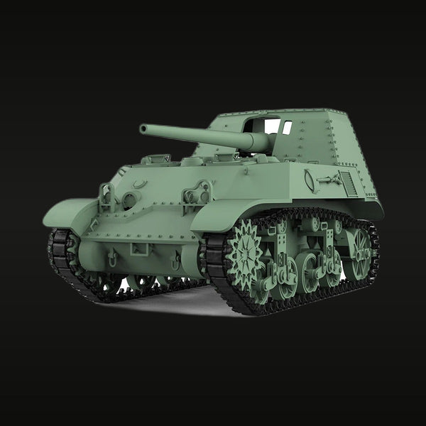 WWII US M3 GMC Tank Destroyer Fixed Casemate 1/35 Resin Vehicle Kit