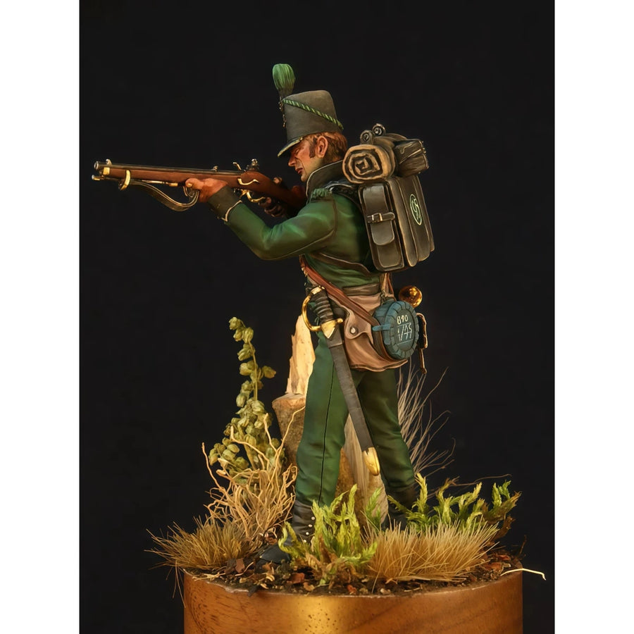 54Mm Resin Unpainted Model Kit, Military Theme, British Light Infantry Rifleman Unassembled and Unpainted GK