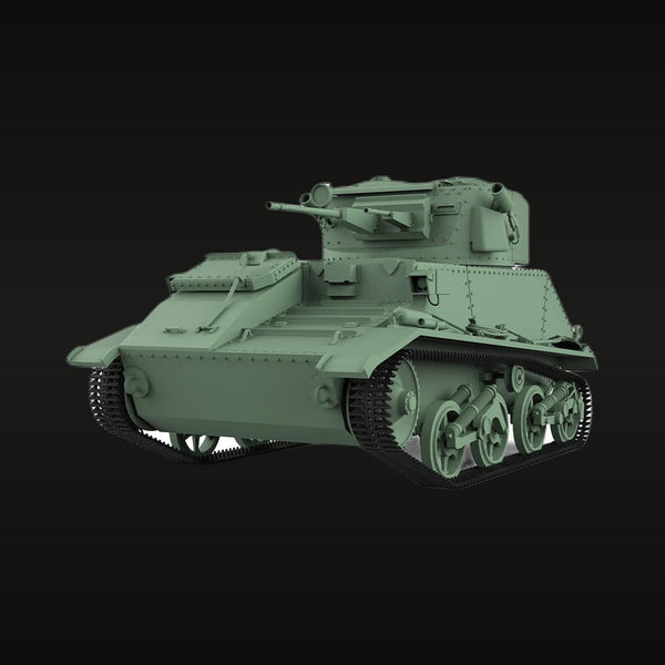 WWII British Vickers Light Tank Mk VI 1/35 Resin Vehicle Kit