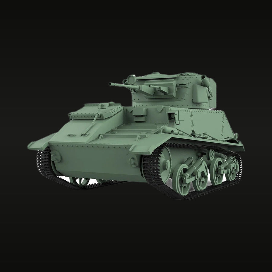 WWII British Vickers Light Tank Mk VI 1/35 Resin Vehicle Kit - unpainted resin model kit