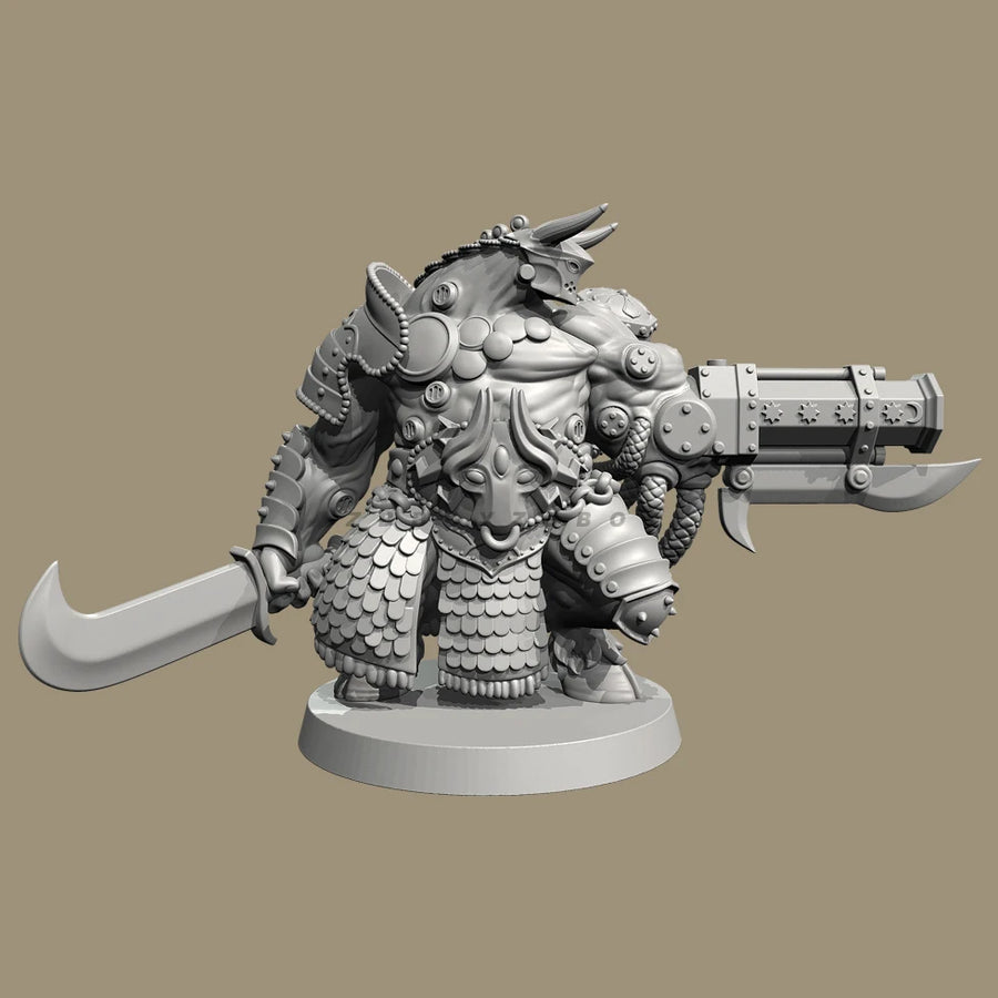 The Height of Man 38Mm 50Mm 75Mm Resin Model Thunder Warrior Colorless and Self-Assembled（3D Printing ）TD-7498 /3D