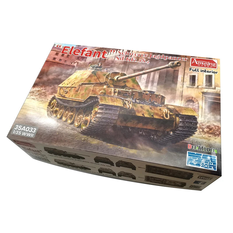 WWII German Jagdpanther Tank Destroyer 1/35 Resin Vehicle Kit - resin model view 5
