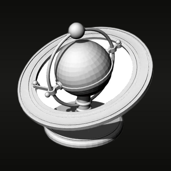 Armillary Sphere Architectural Decor Resin Terrain Building Kit