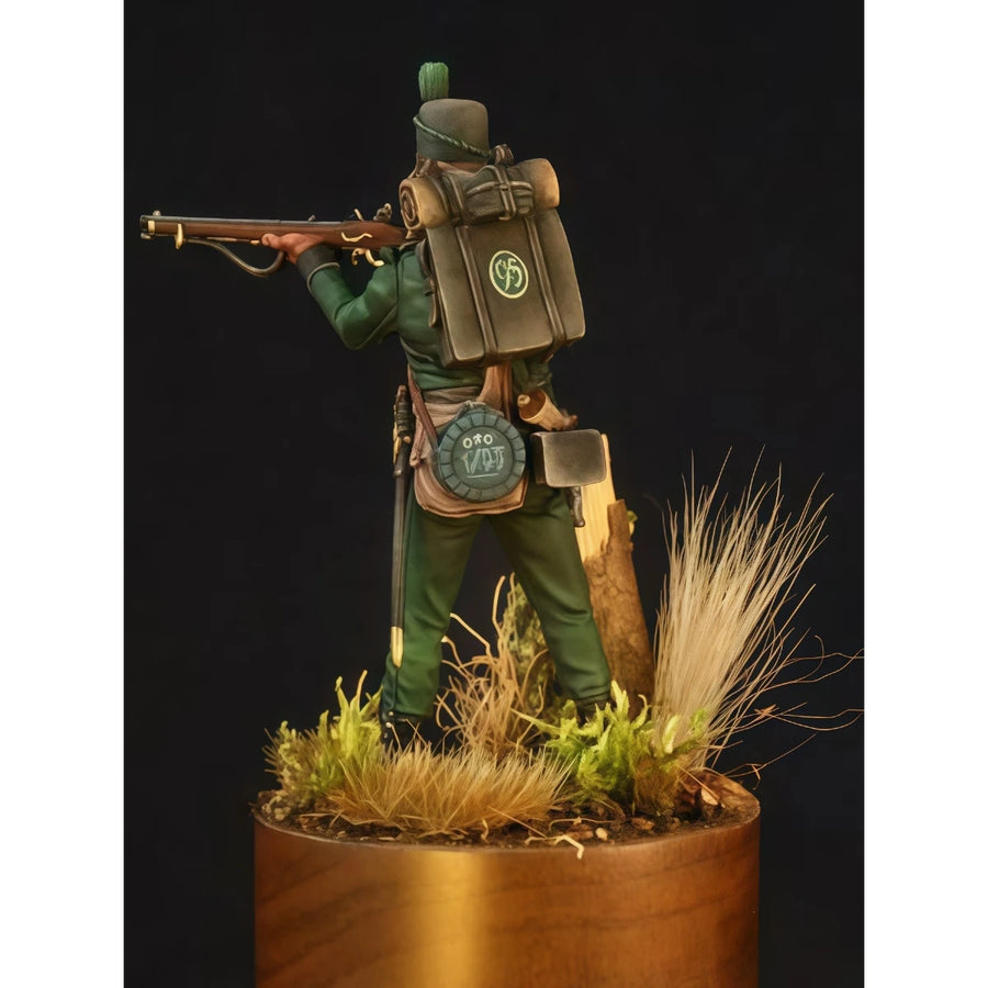 54Mm Resin Unpainted Model Kit, Military Theme, British Light Infantry Rifleman Unassembled and Unpainted GK