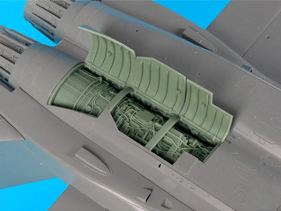 Jet Turbofan Engine Detail Part 1/48 Scale Resin Kit - resin model view 2