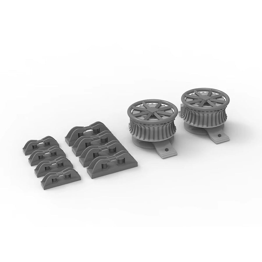 German Navy Deck Windlass Mooring Pipe 1/700 Resin Model Kit - unpainted resin model kit
