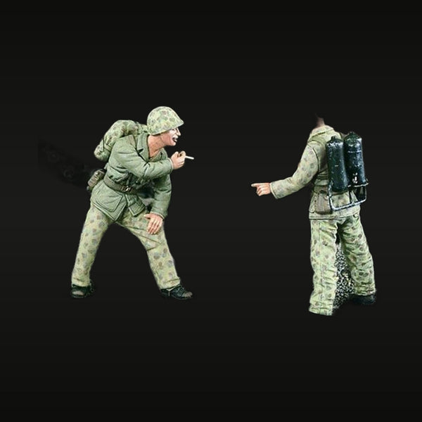 Modern US Marine Combat Soldier Desert DPM 1/35 Resin Figure Kit