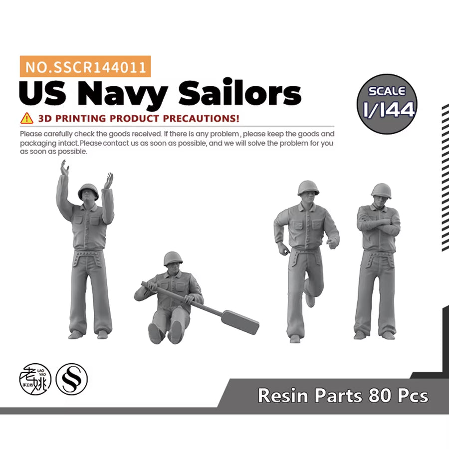 WWII US Army Infantry Set 4 Figures 28mm Resin Kit - resin model view 5