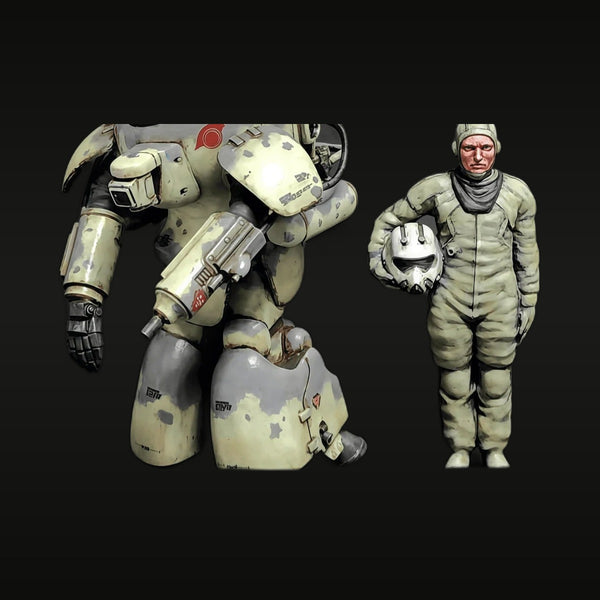 Ma.K Nutrocker Pilot & Exoframe Resin Figure Kit - 1/20 Scale