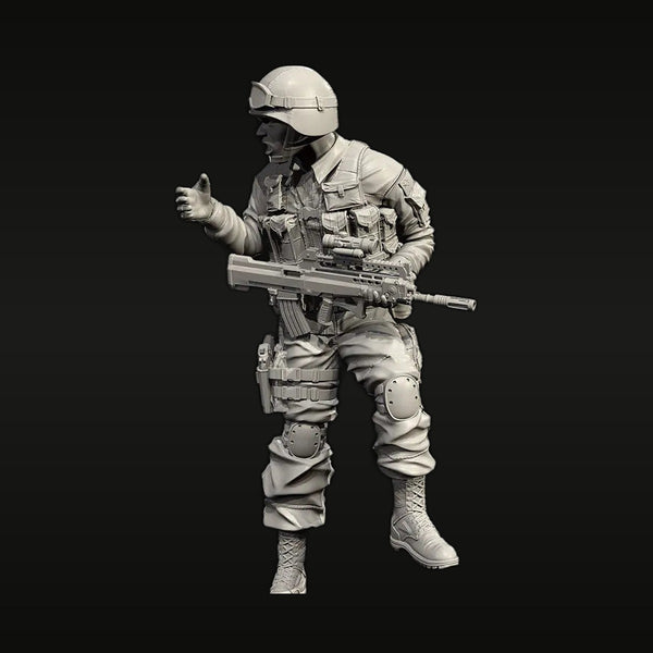 Modern Chinese PLA Special Forces with Tactical Body Armor 1/35 Resin Figure Kit