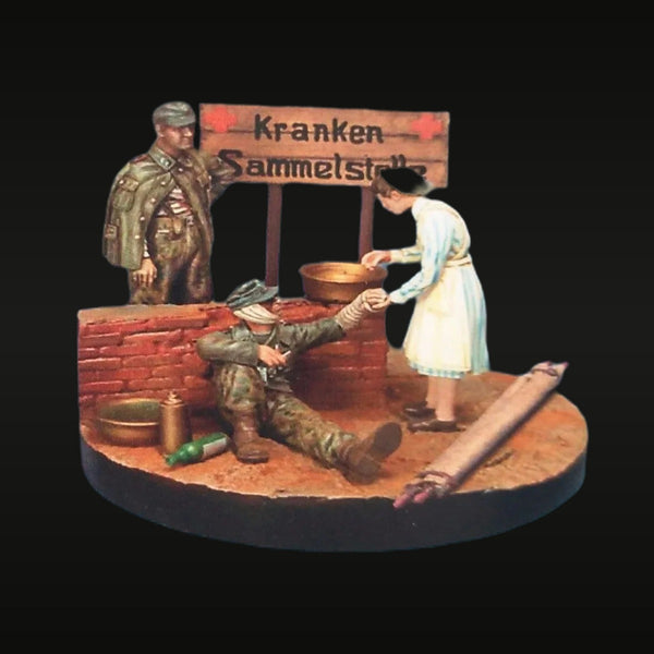 WWI German Casualty Collection Point Diorama 1/35 Resin Kit