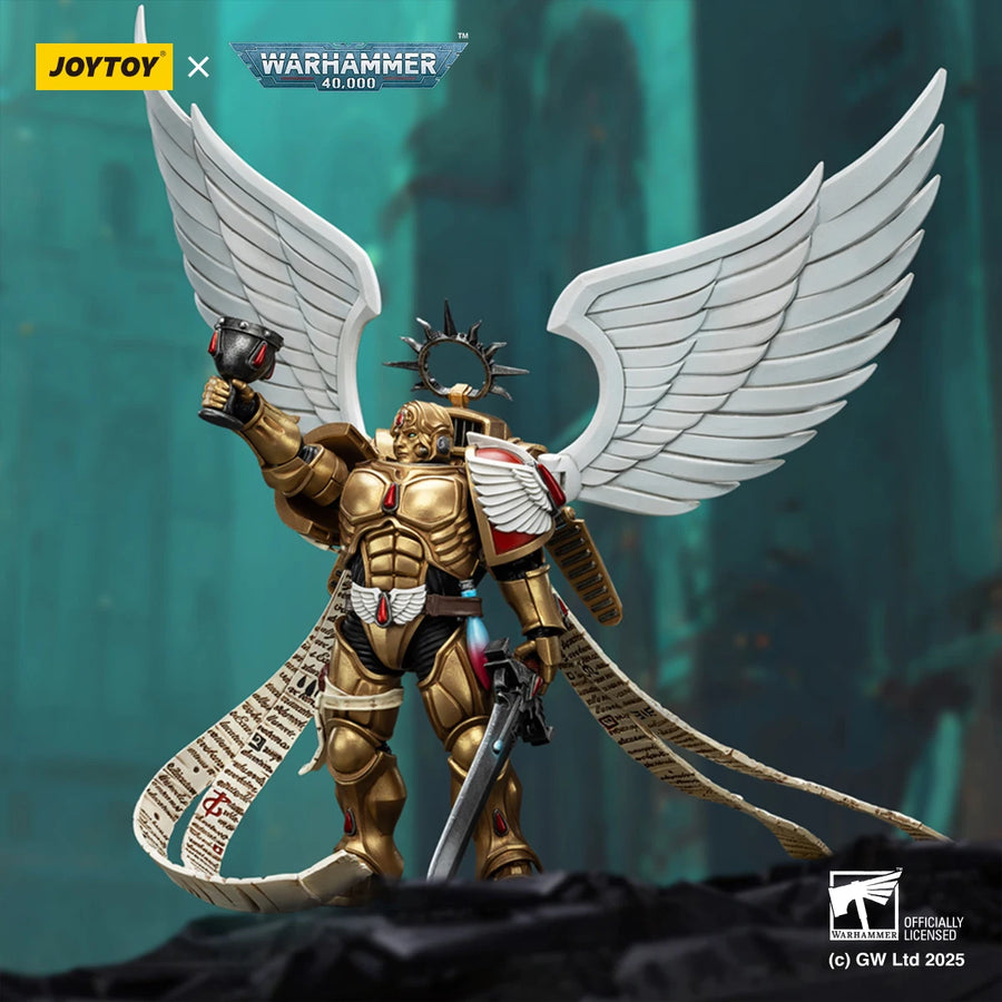 Warhammer 40K 1/18 Blood Angels the Sanguinor with Encarmine Broadsword Soldier 12.5CM Figurine Action Figure Model Dolls