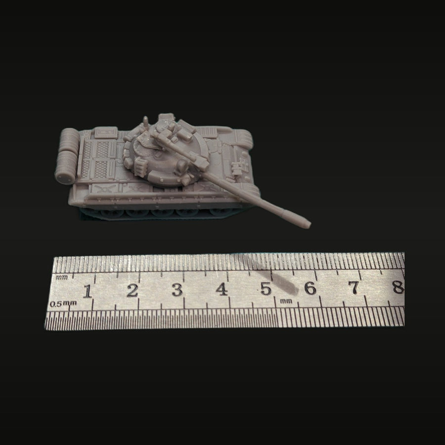 Cold War Soviet T-55A Main Battle Tank 1:100 Scale Resin Model Kit - unpainted resin model kit