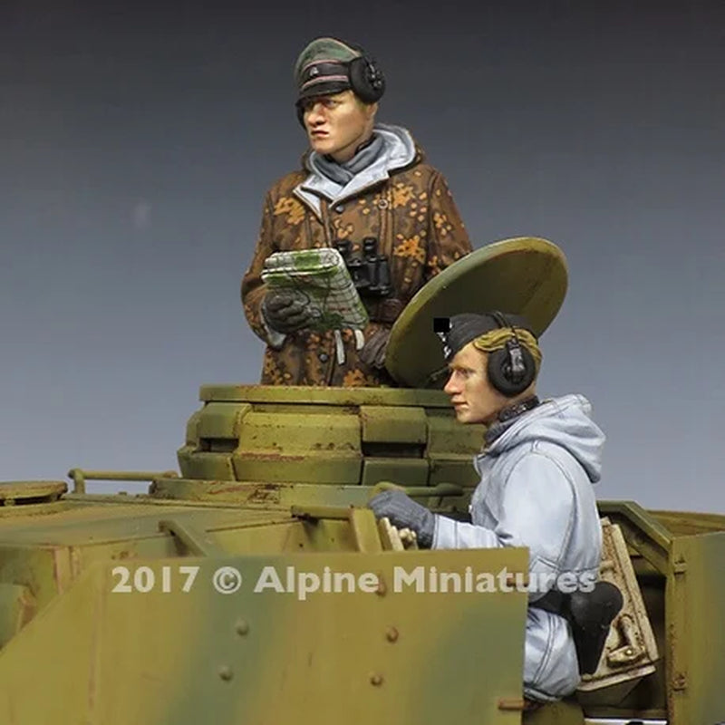 1/35 Resin Model Figure GK, Military Theme ，Unassembled and Unpainted Kit