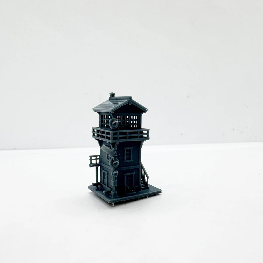 Train Signal Tower Railway Signal Miniature LYTS124 1/87 1/160 1/220 Miniature Building Military Car