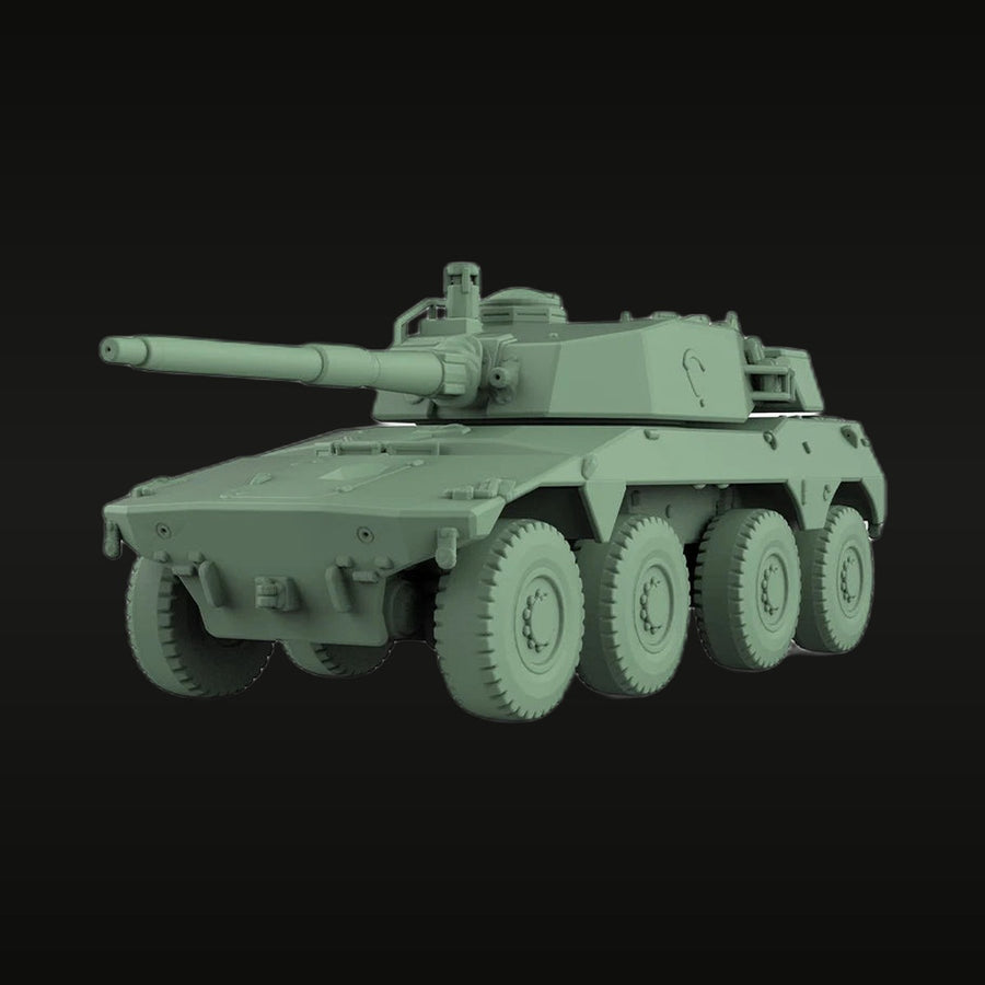 Modern South African Rooikat 76 Armored Car 1/72 Resin Vehicle Kit - unpainted resin model kit
