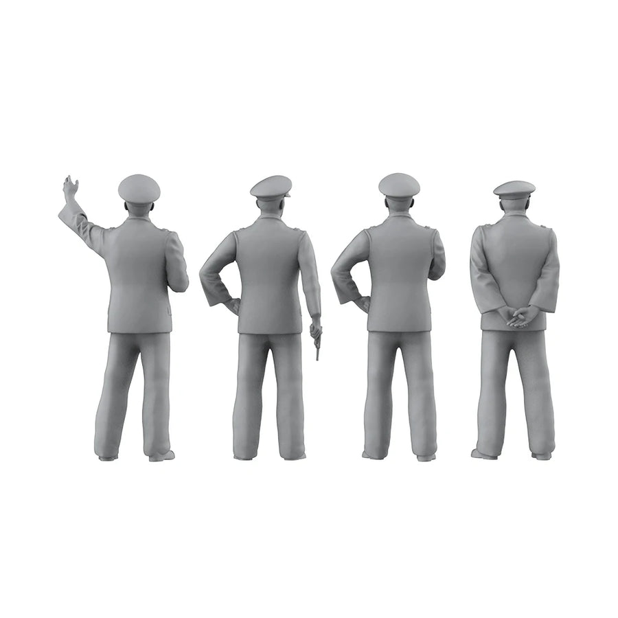 WWII Italian Navy Officers Multi-Pose Set 1/700 Resin Kit - resin model view 4