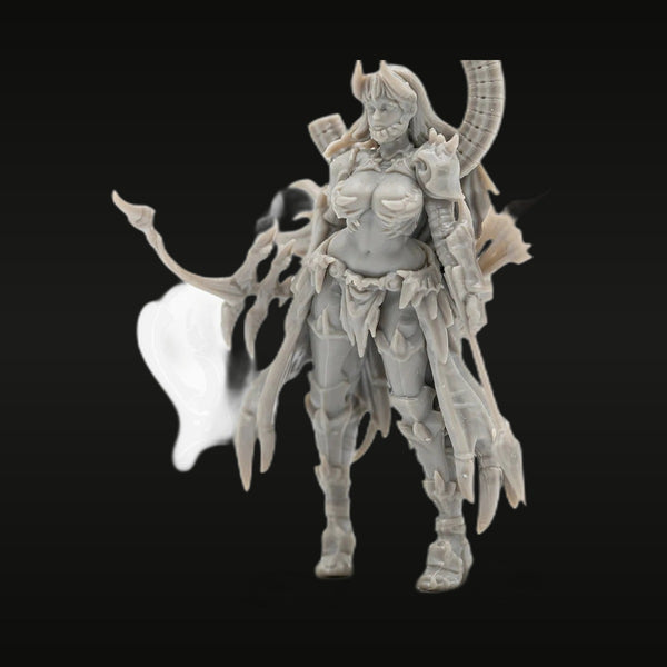 Scarlet Female Daemon Warrior 38mm Resin Figure Kit