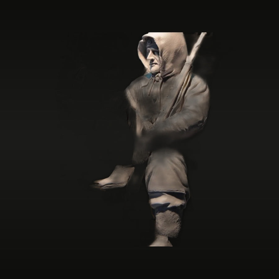 Male Hooded Figure Bust 1/16 Resin Kit - unpainted resin model kit