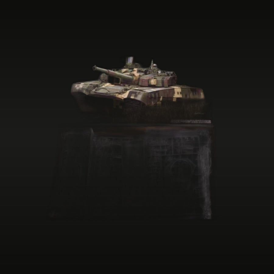 Modern T-90 Main Battle Tank Digital Camouflage 1/35 Resin Vehicle Kit - unpainted resin model kit