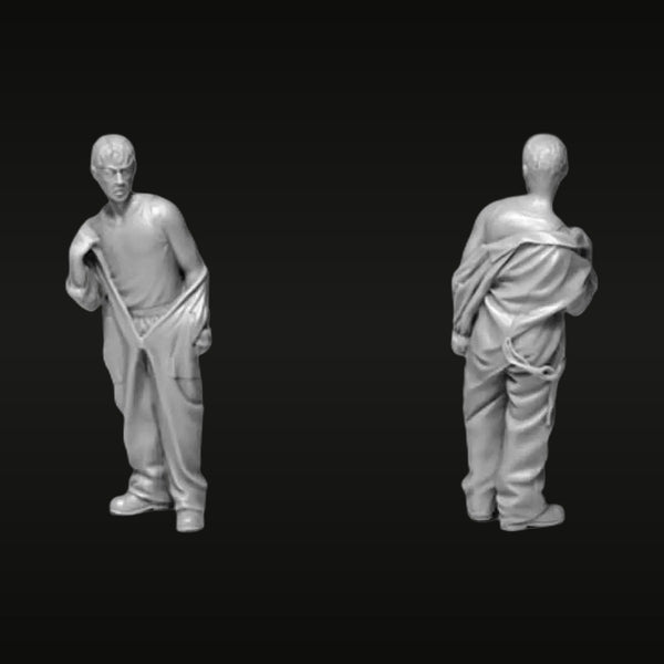 1/35 Shirtless Worker Figures (Resin Figure)