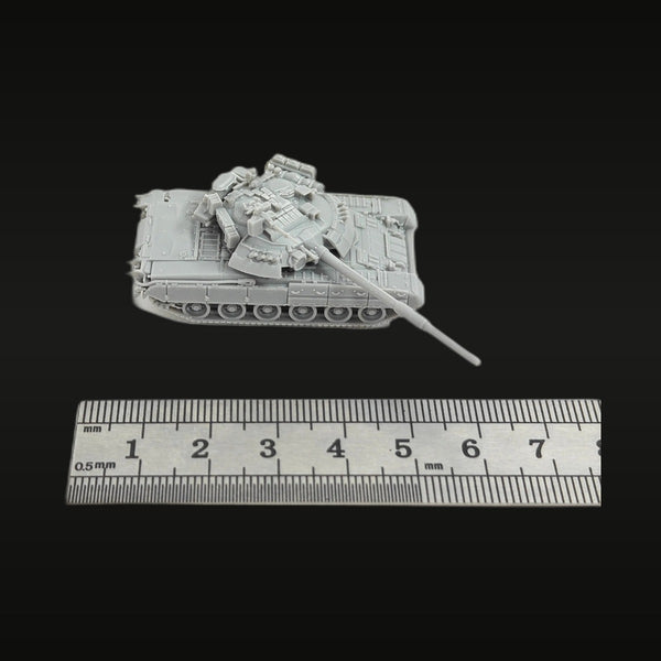 Modern Soviet T-80U Main Battle Tank Micro Scale Resin Model Kit