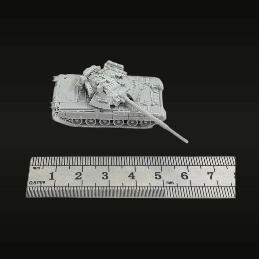 Modern Soviet T-80U Main Battle Tank Micro Scale Resin Model Kit - unpainted resin model kit