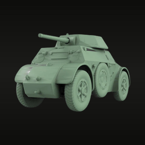 AB43 Italian Armored Car 1/56 Resin Model Kit
