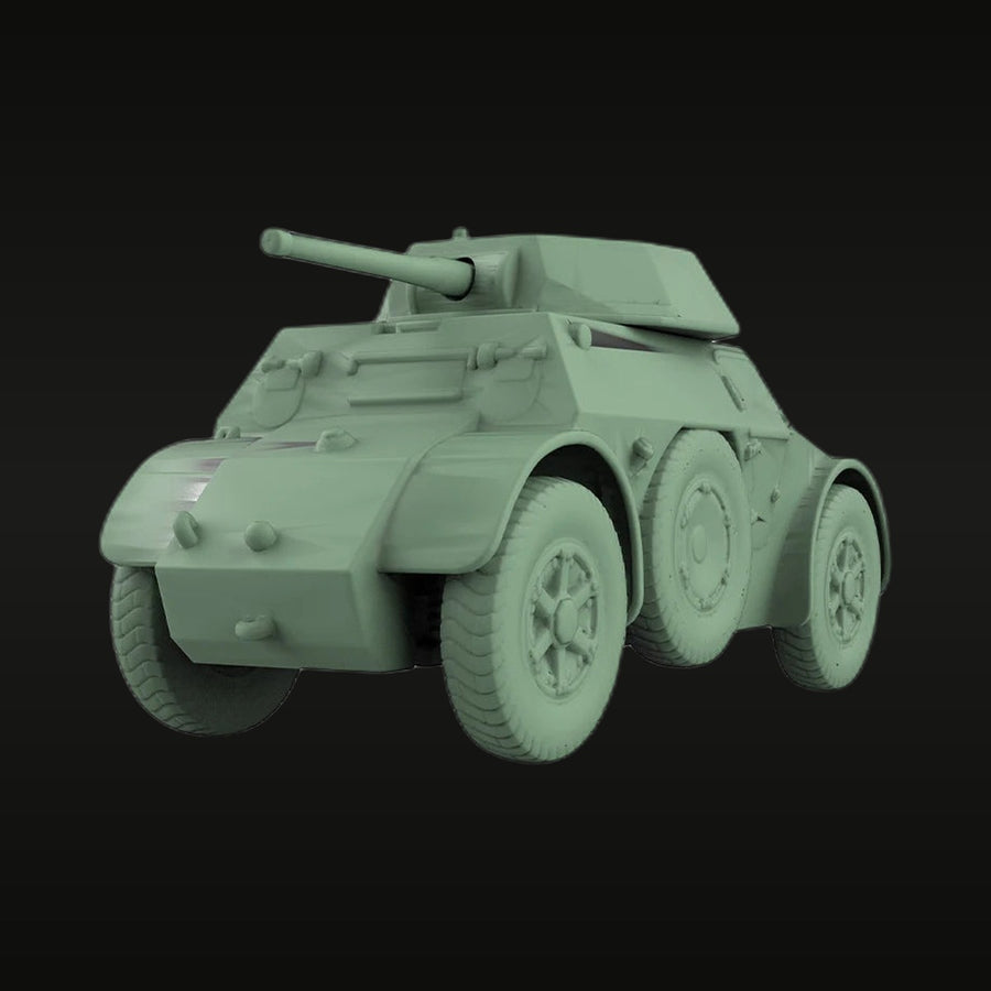 WWII Italian AB43 Armored Car 1/56 Resin Vehicle Kit - unpainted resin model kit