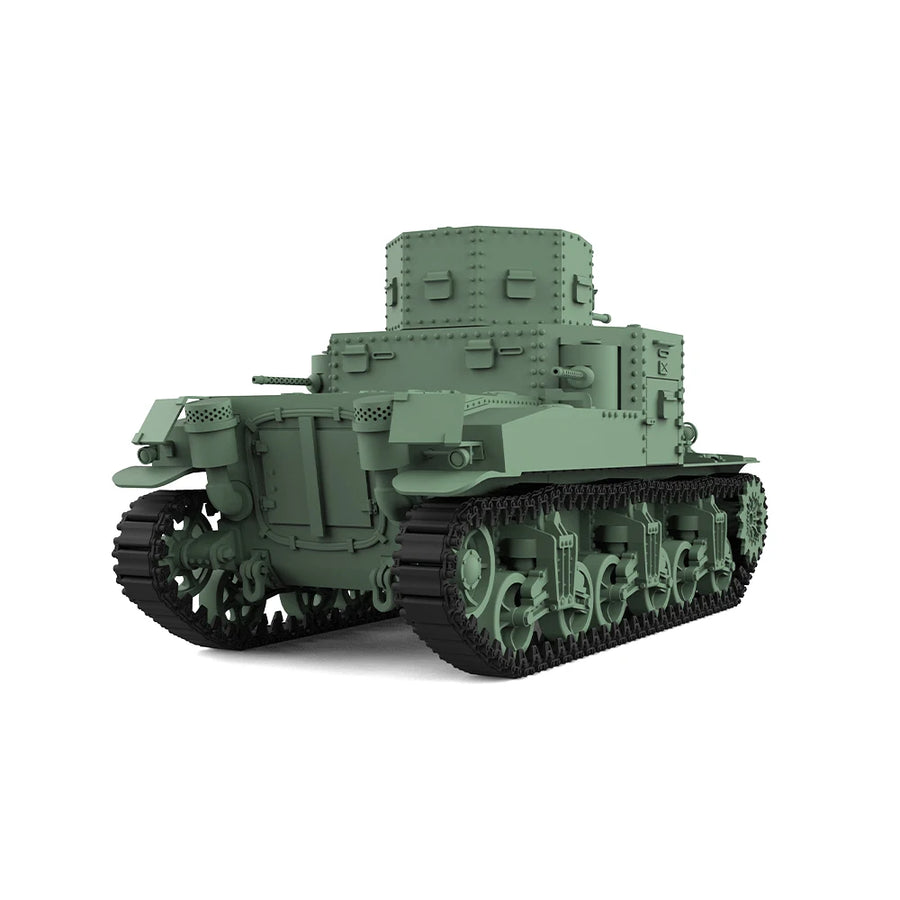 WWII US M3 Stuart Light Tank 1/35 Resin Vehicle Kit - resin model view 5