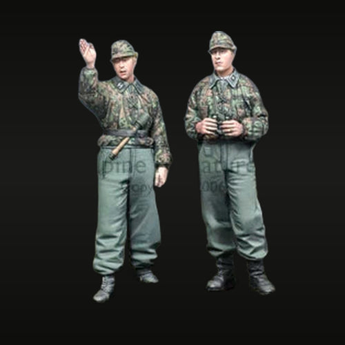 WWII German LAH Officers Ardennes 1/35 Resin Figure Set
