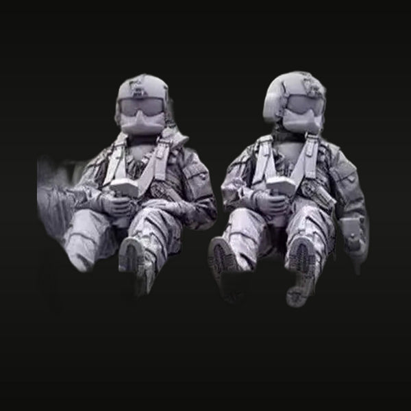 Modern Military Helicopter Crew Set of 2 1/35 Resin Figure Kit