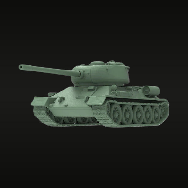 Soviet T-34-85 Medium Tank 1/56 Resin Vehicle Kit
