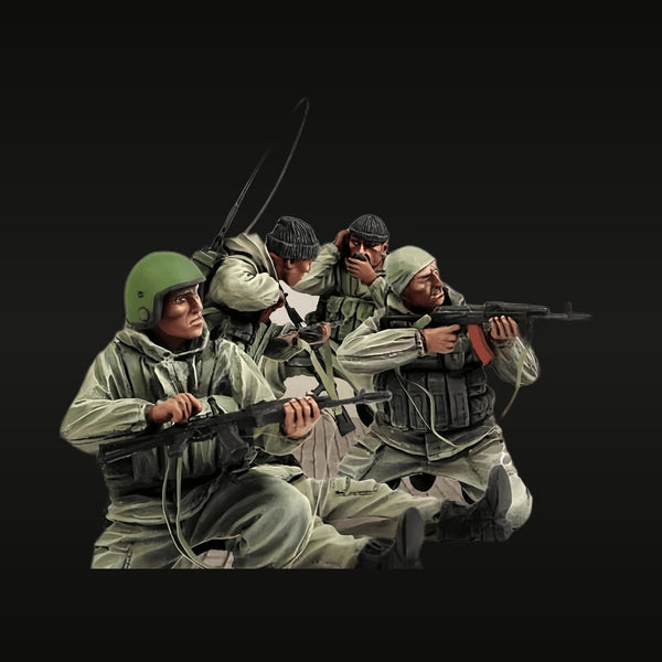 Modern Russian/Soviet Infantry Squad 1/35 Resin Figure Kit Set
