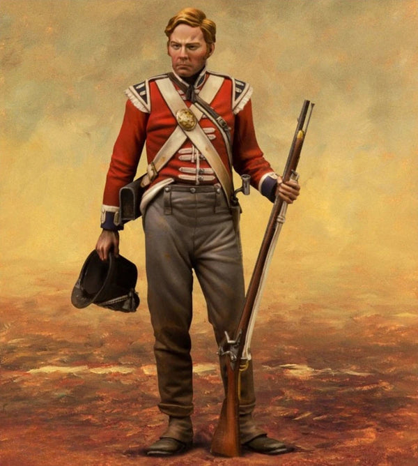 Napoleonic British Coldstream Guards Officer 1815 1/24 Resin Figure Kit