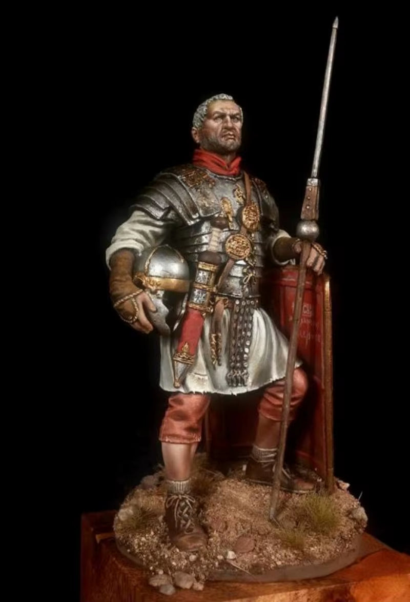 Ancient Roman Legionary Officer Bust 54mm Resin Kit - resin model view 3
