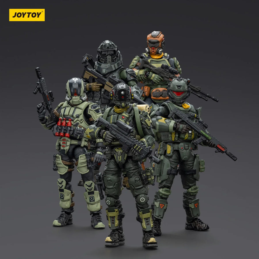 Sci-Fi Steel Rider Corps Assault Team Set of 5 1/35 Resin Figure Kit - resin model view 3