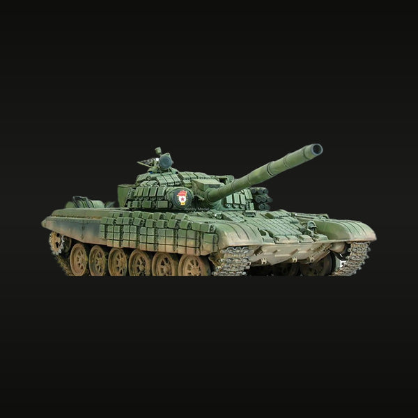 Chinese PLA T-72 Main Battle Tank Weathered Camouflage 1/35 Resin Display Model