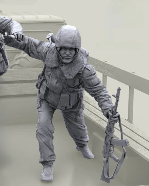 Russian Internal Troops Soldier 1/16 Resin Figure Kit