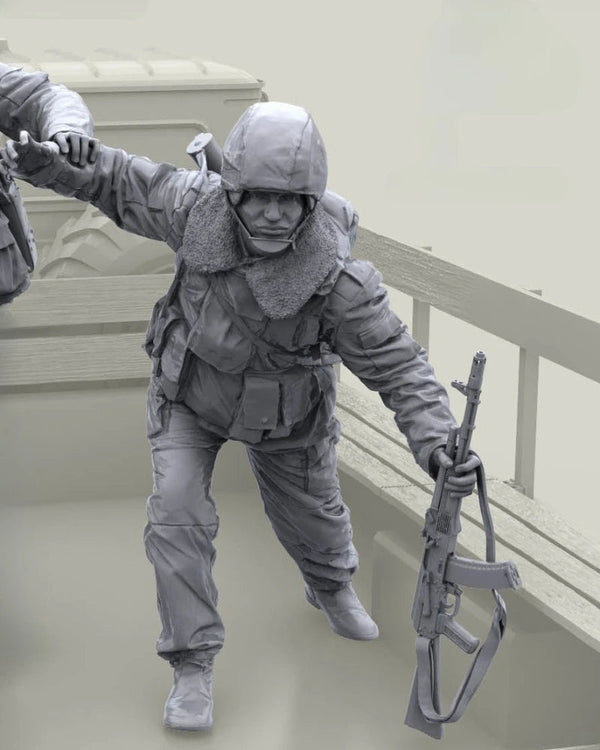 Modern Russian Special Forces Operator in Tactical Gear 1/16 Resin Figure Kit