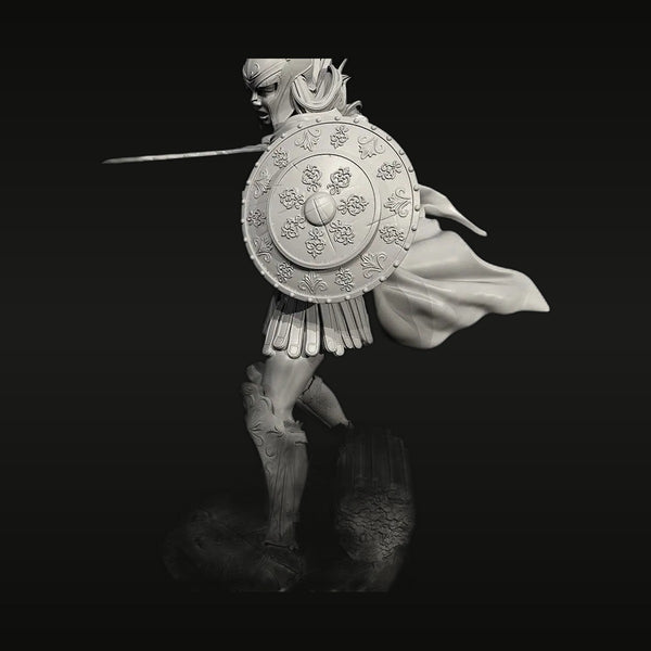Ancient Greek Hoplite Warrior Corinthian Helmet 75mm Resin Bust Kit